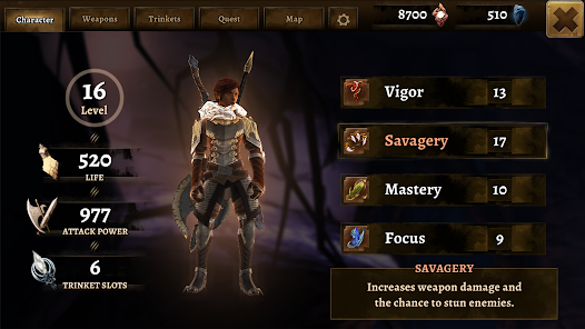 Grim Valor Features